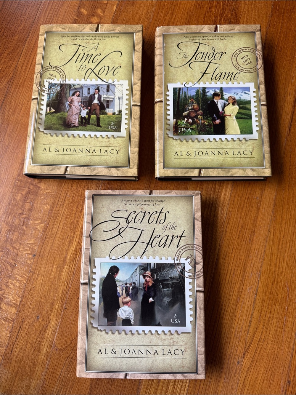 Al & Joanna Lacy set of 3 Vintage Romance Books